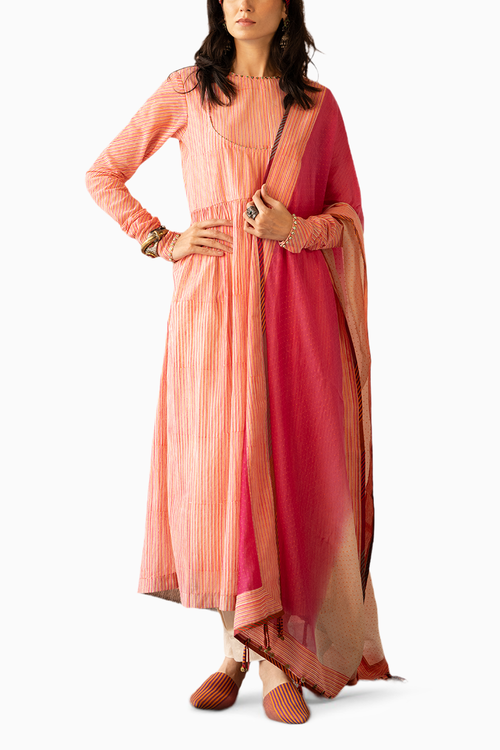 Joyce Kurta with Gabir Pants and Margrita Dupatta