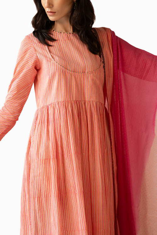 Joyce Kurta with Gabir Pants and Margrita Dupatta