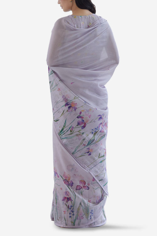 Cherished Times Mauve Saree