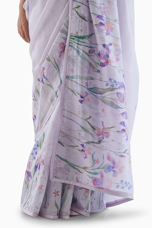 Cherished Times Mauve Saree
