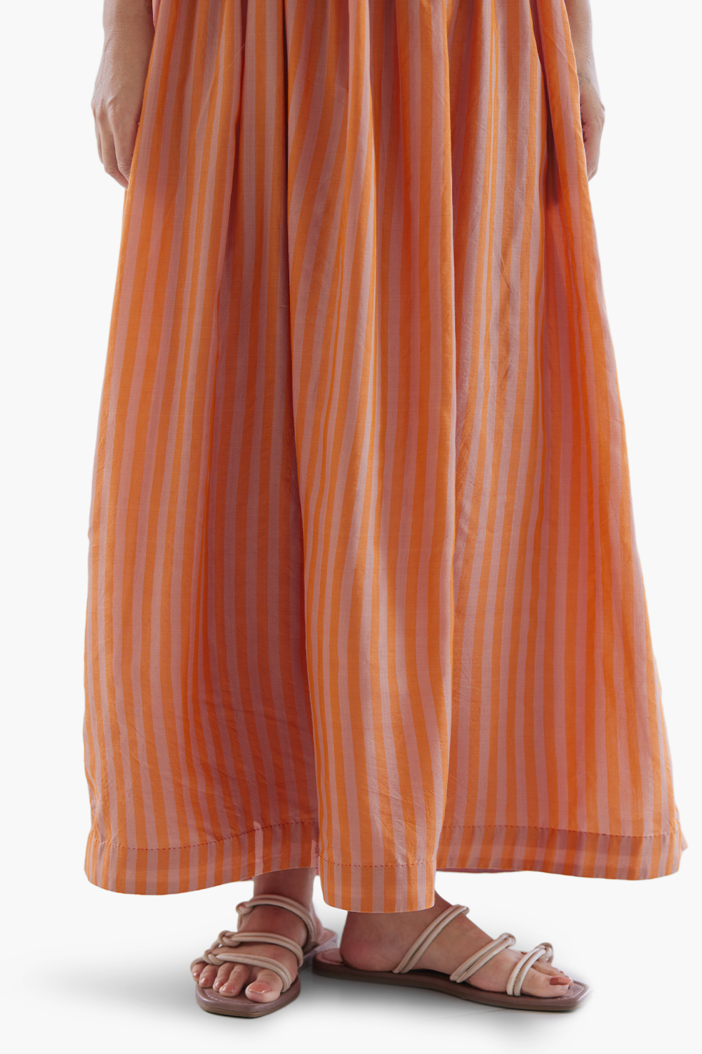 Hand-in-Hand Orange Dress