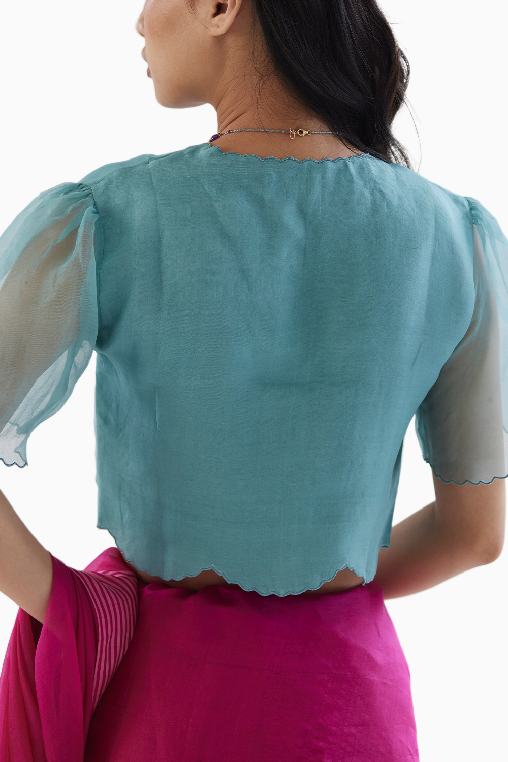 Fleeting Moments Blue Blouse