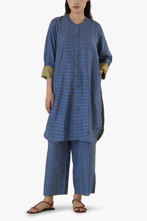 Endless Laughter Blue Kurta Set