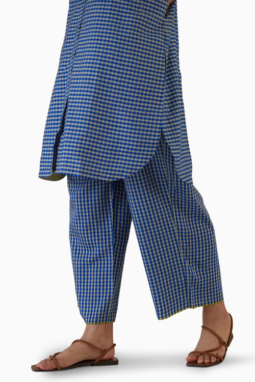 Endless Laughter Blue Kurta Set