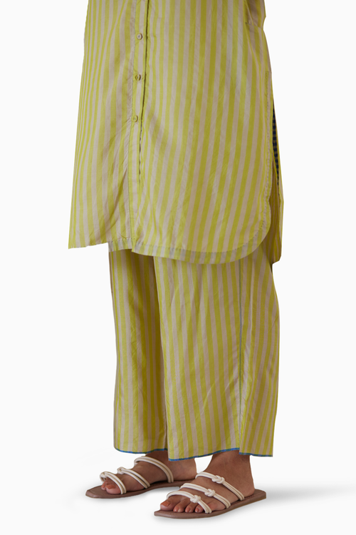 Endless Laughter Lime Kurta Set