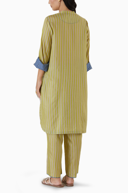 Endless Laughter Lime Kurta Set