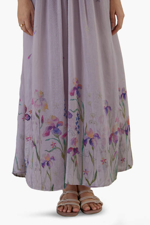 Playful Surprises Mauve Dress