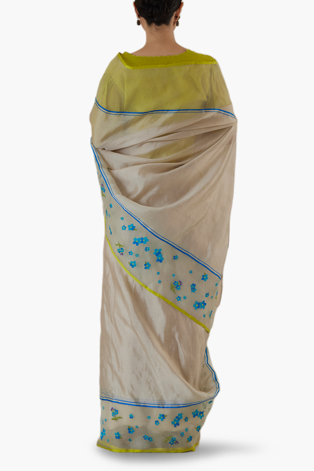 Lasting Vignettes Jamdani Saree