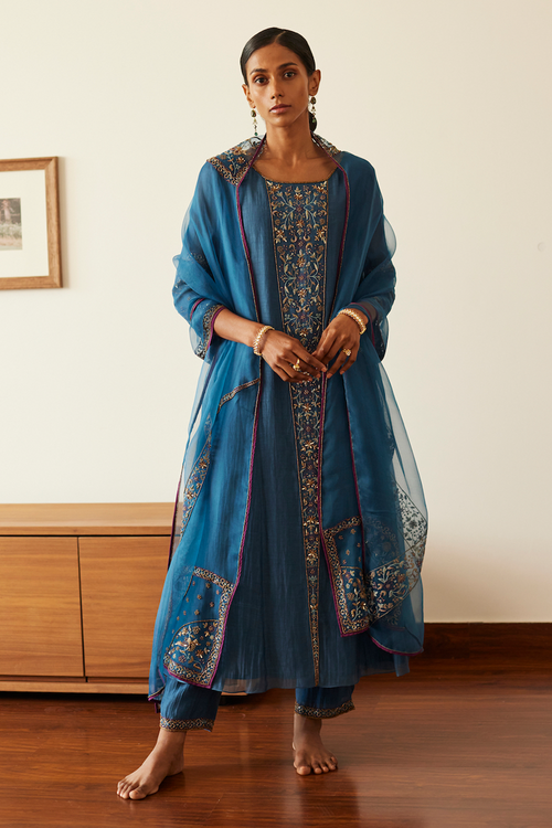 Blue Adree Stole