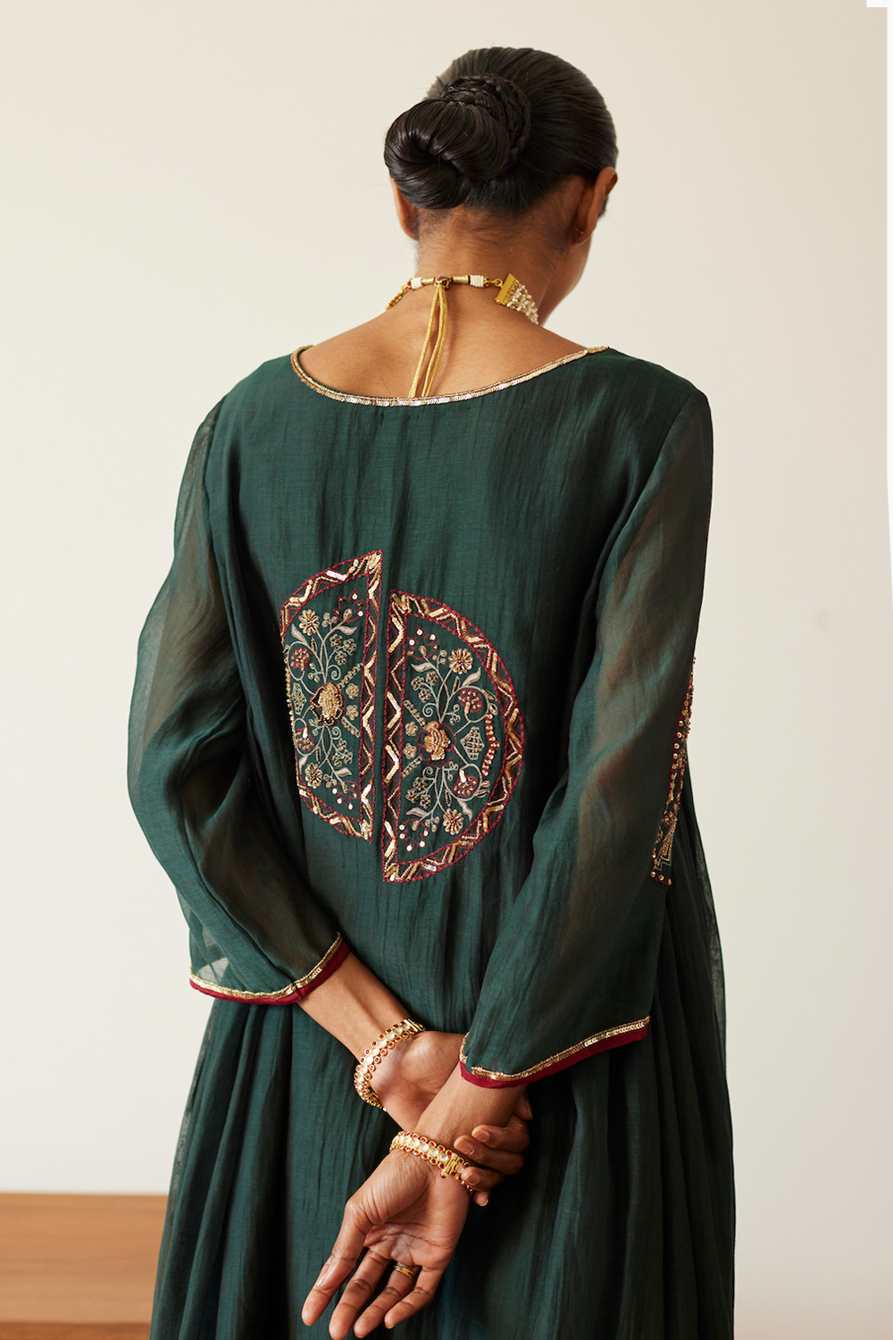 Green Shashi Kurta Set