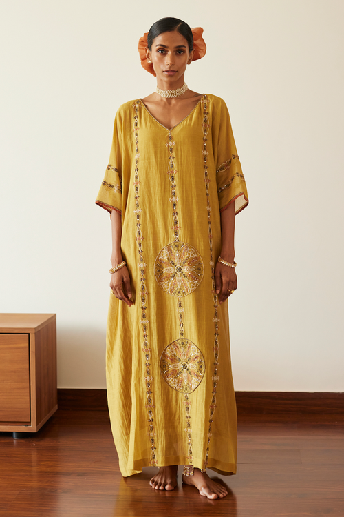 Yellow Uday Kaftaan