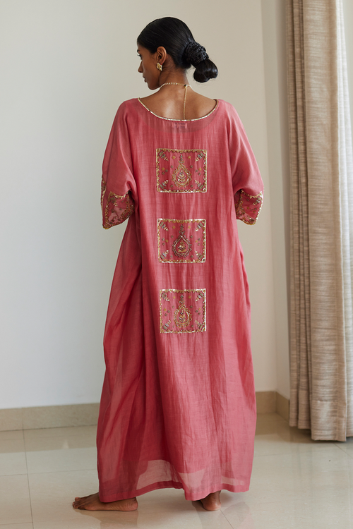 Pink Akaari Kaftaan
