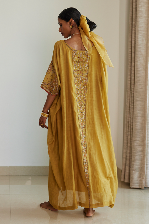 Yellow Adree Kaftaan