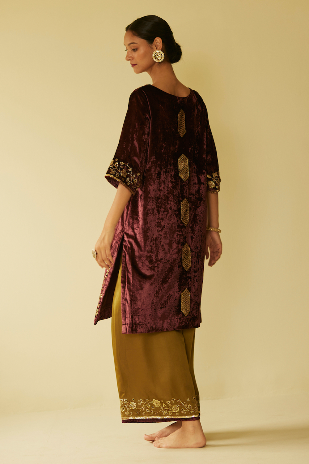 Purple Meera Kurta Set