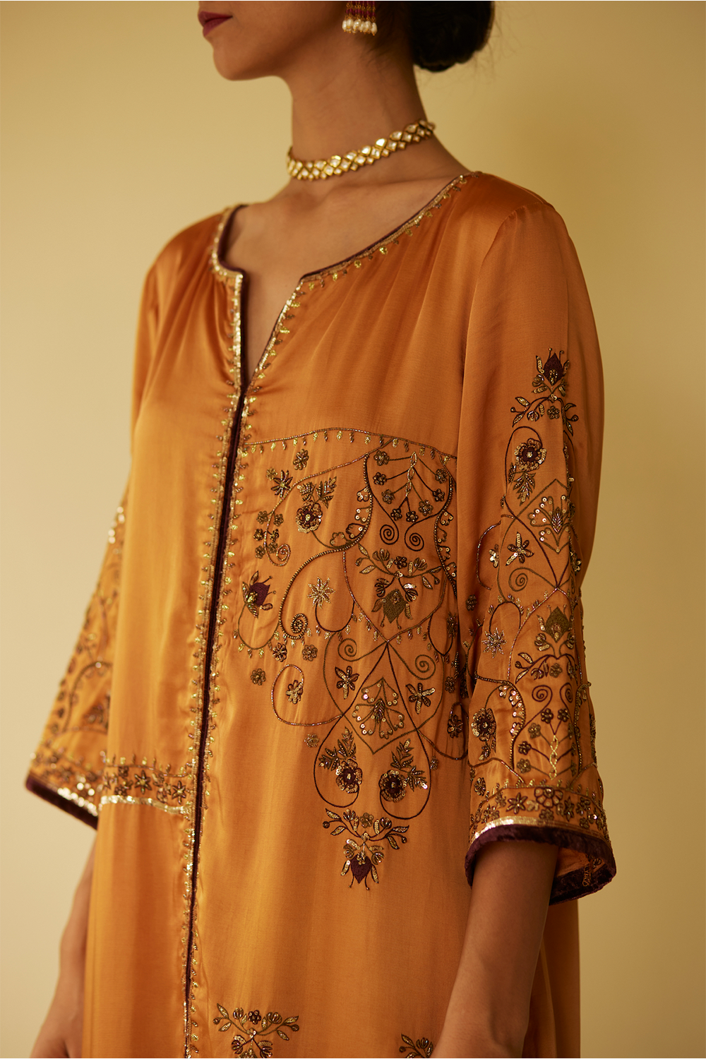 Yellow Farida Kurta Set