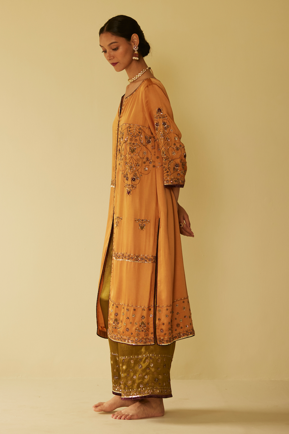 Yellow Farida Kurta Set