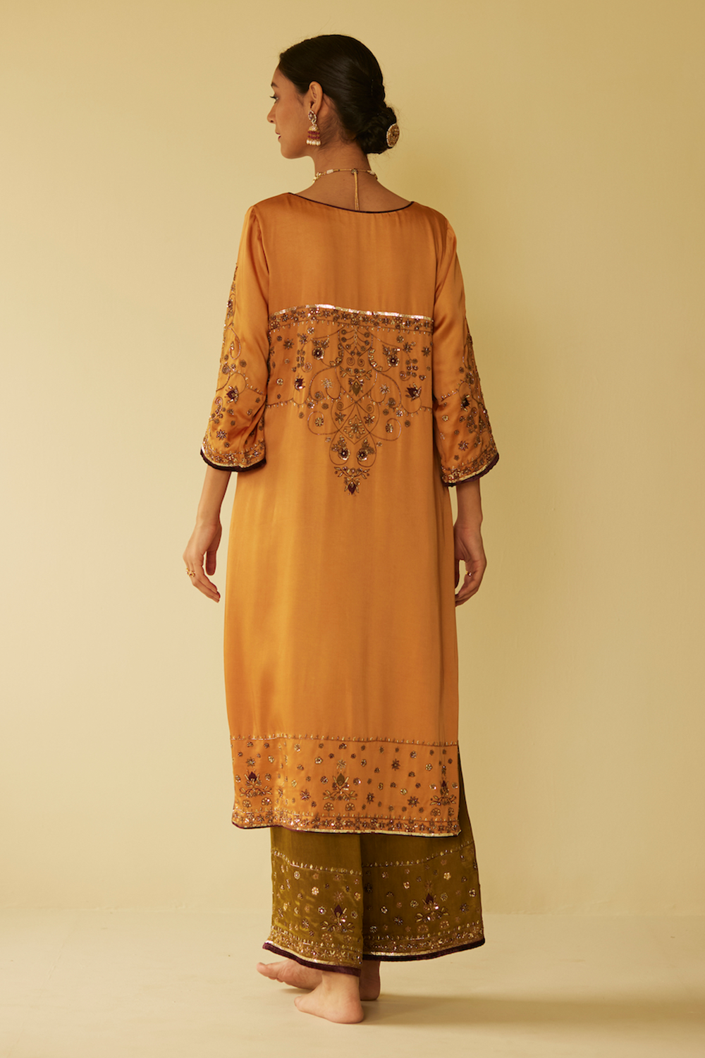 Yellow Farida Kurta Set