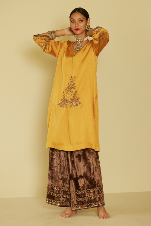 Yellow Arya Kurta Set
