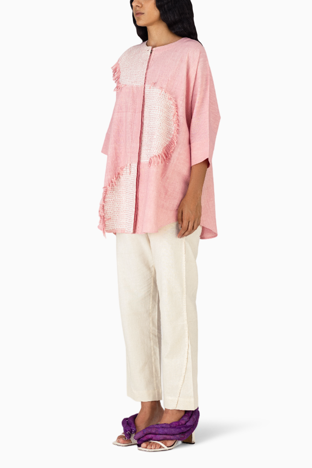 Pink Merry-go-round Shirt and Slide Seam Trouser