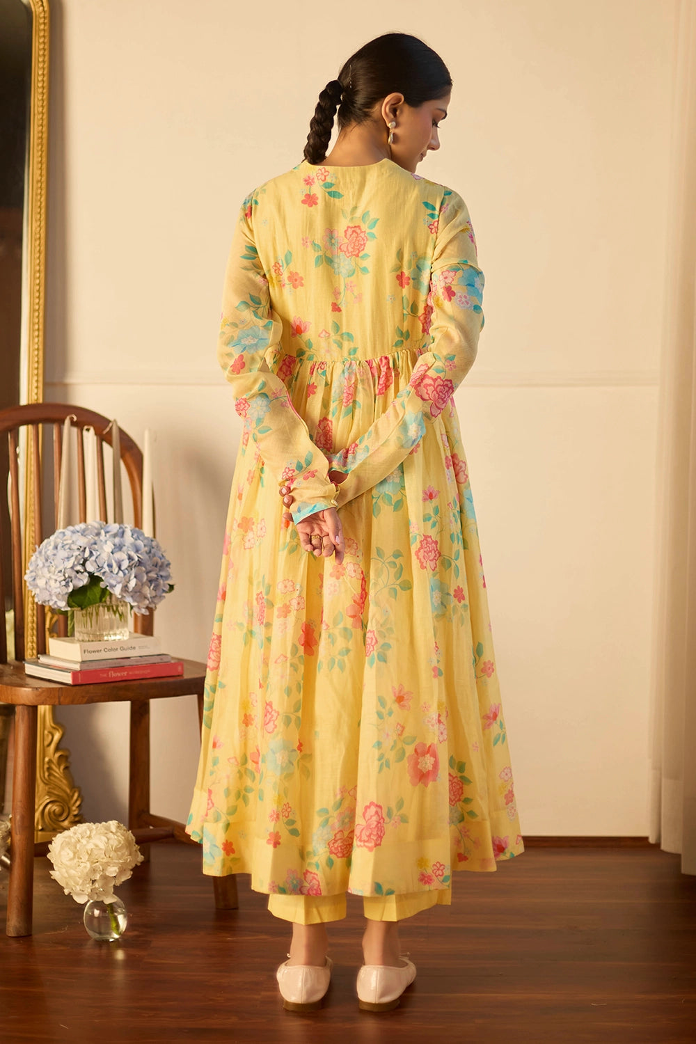 Lemon Florette Anarkali