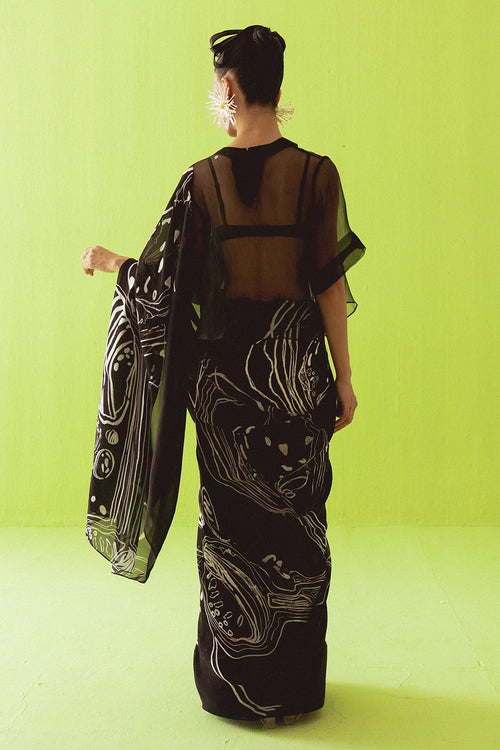 Black Saree