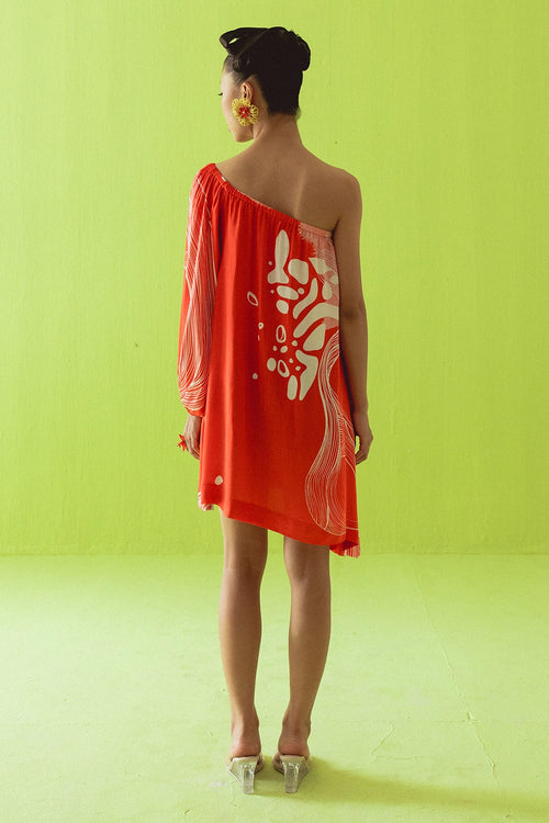 Bright Red Dress
