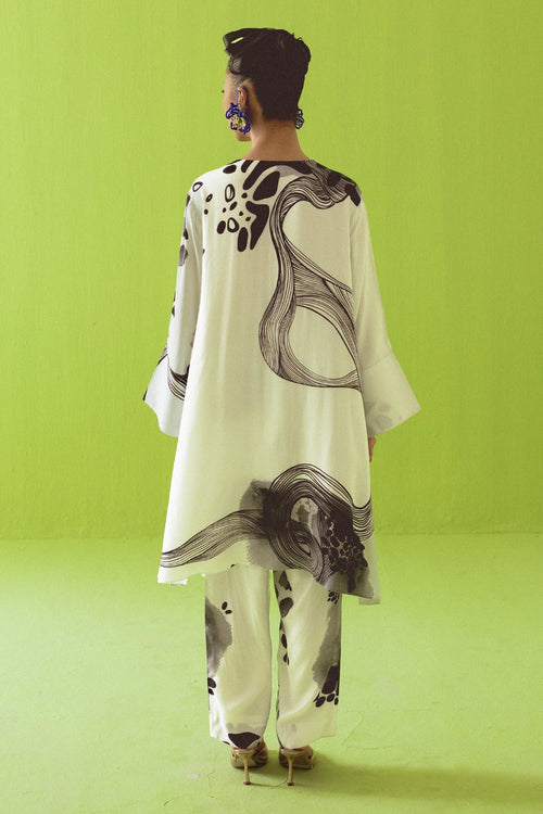 Grey Kurta Set