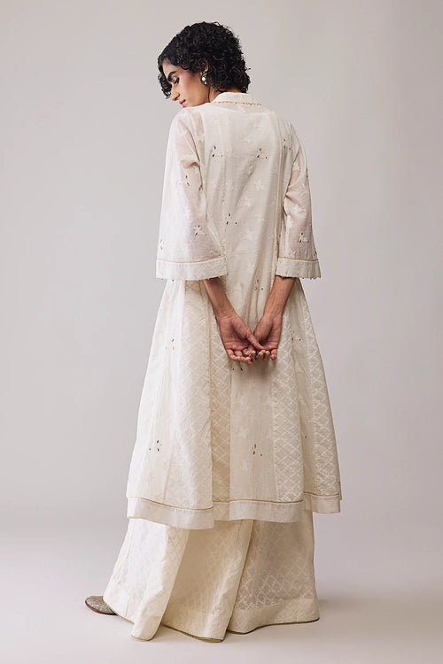 Ayesha Ivory Kurta Set