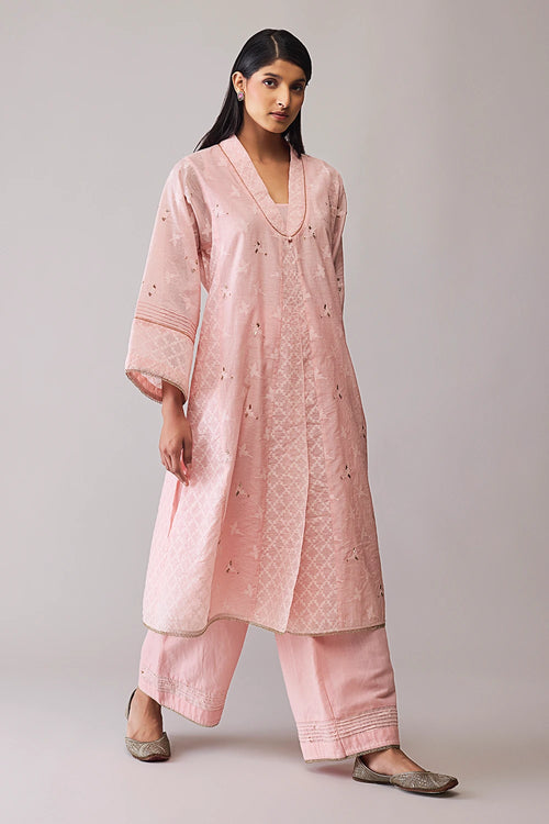 Ambreen Pink Kurta Set