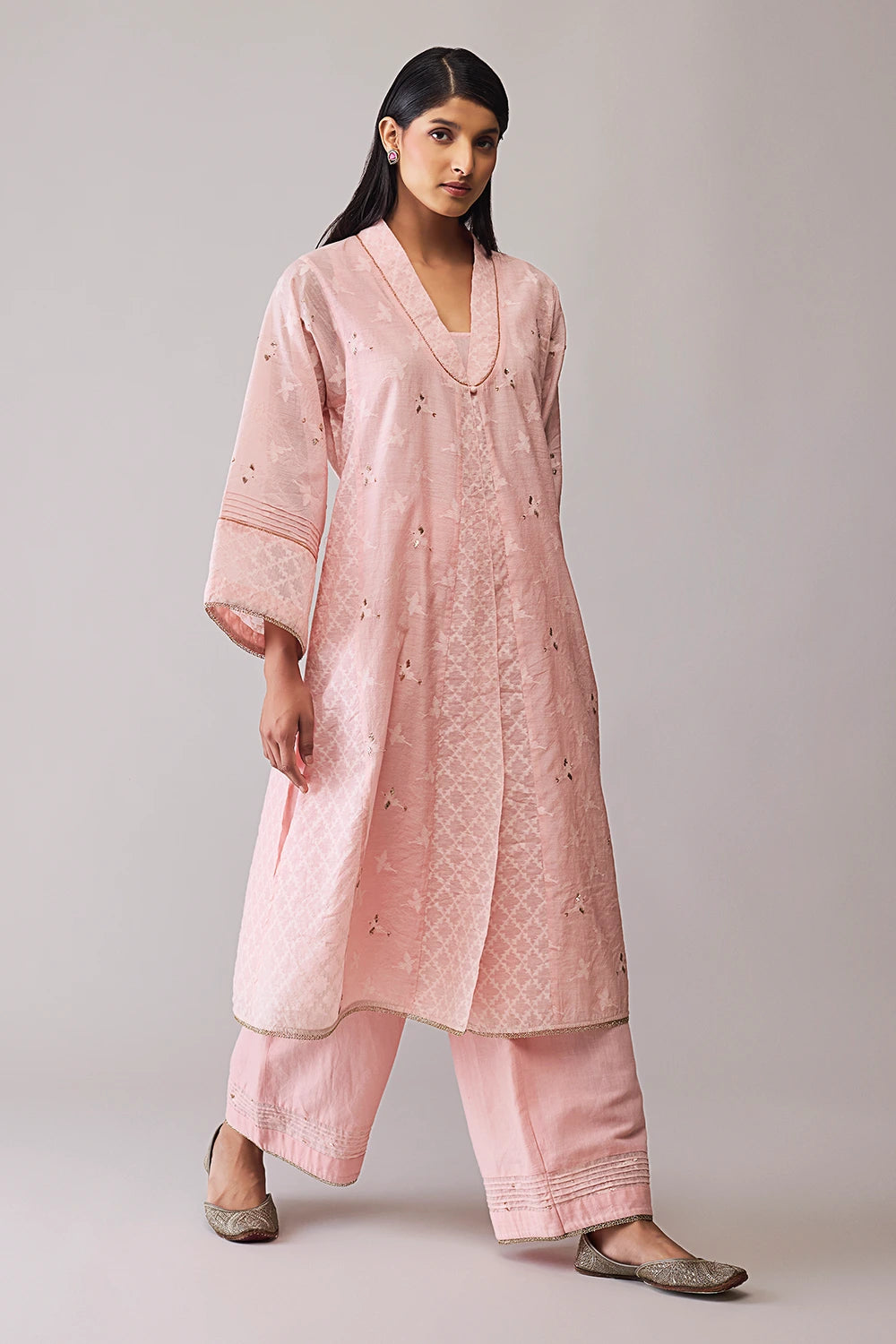 Ambreen Pink Kurta Set