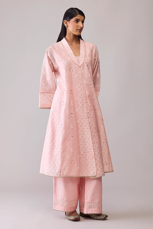 Ambreen Pink Kurta Set