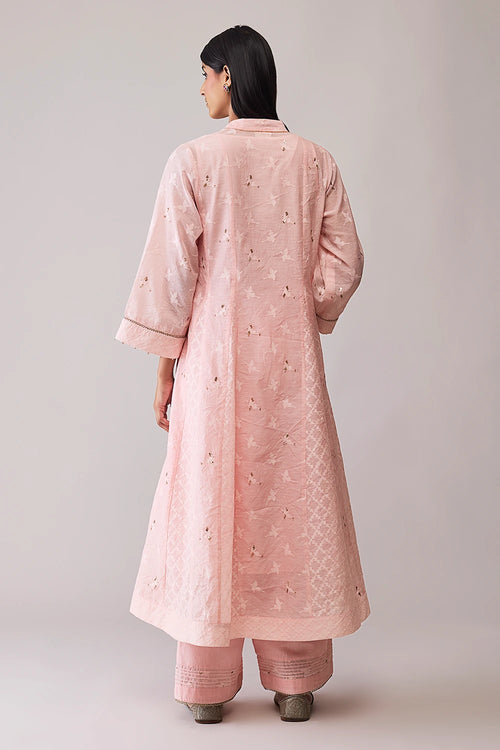 Ayesha Pink Kurta Set with Dupatta
