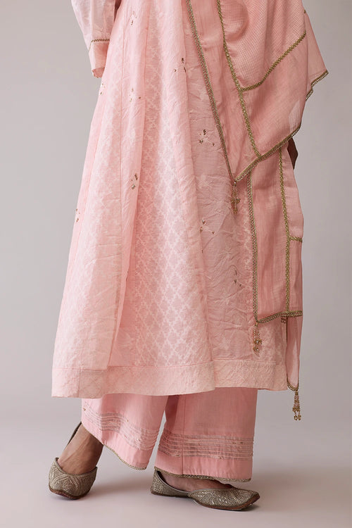 Ayesha Pink Kurta Set with Dupatta