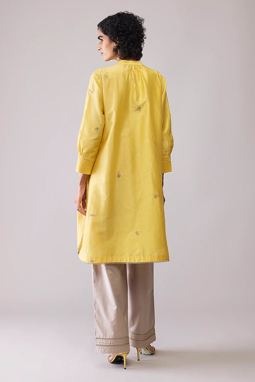 Ina Yellow Kurta Set