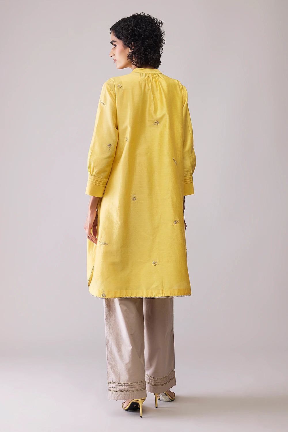 Ina Yellow Kurta Set