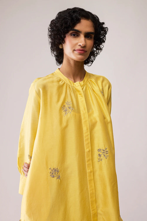 Ina Yellow Kurta Set