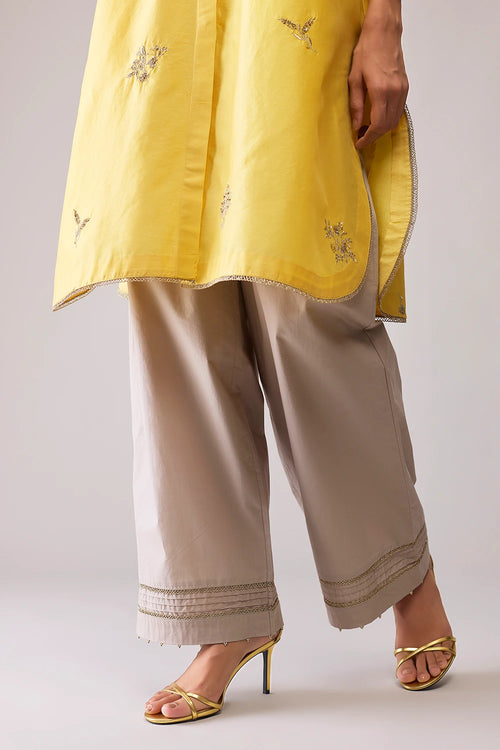 Ina Yellow Kurta Set