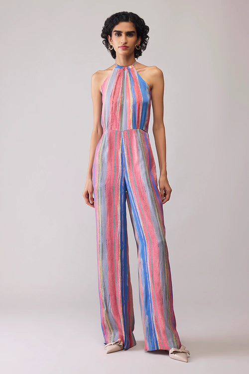Lara Striped Jumpsuit