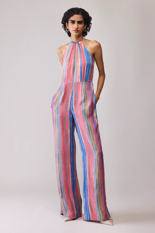 Lara Striped Jumpsuit