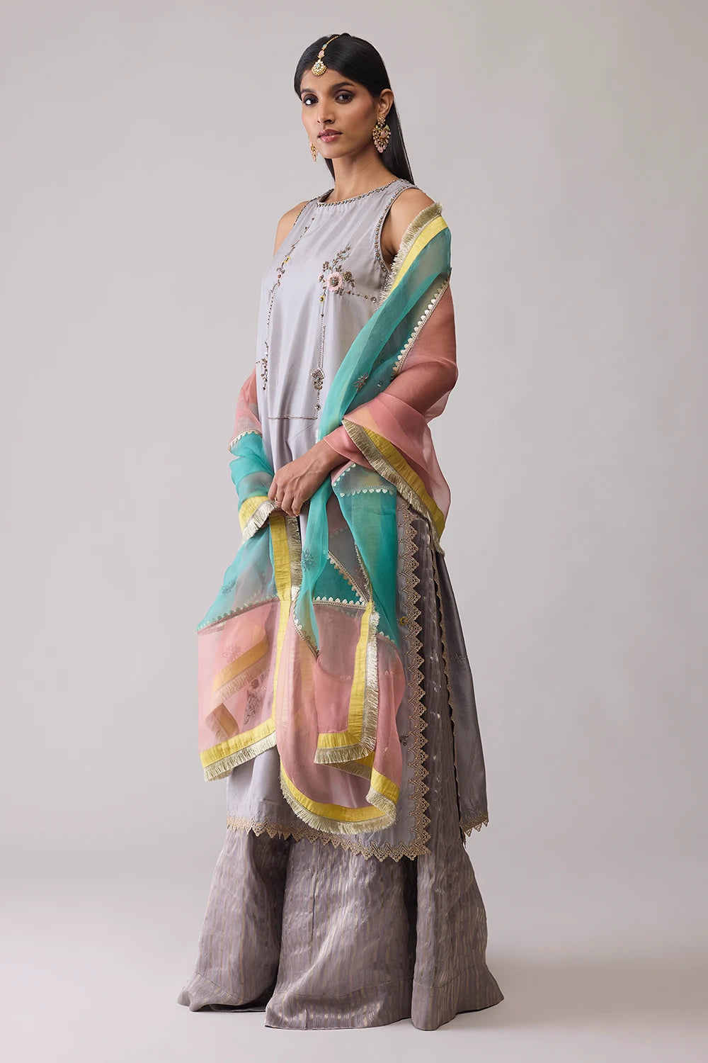 Grey Inaayat Kurta Set