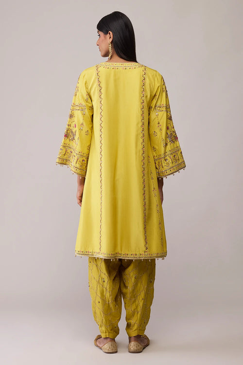 Yellow Amna Kurta Set