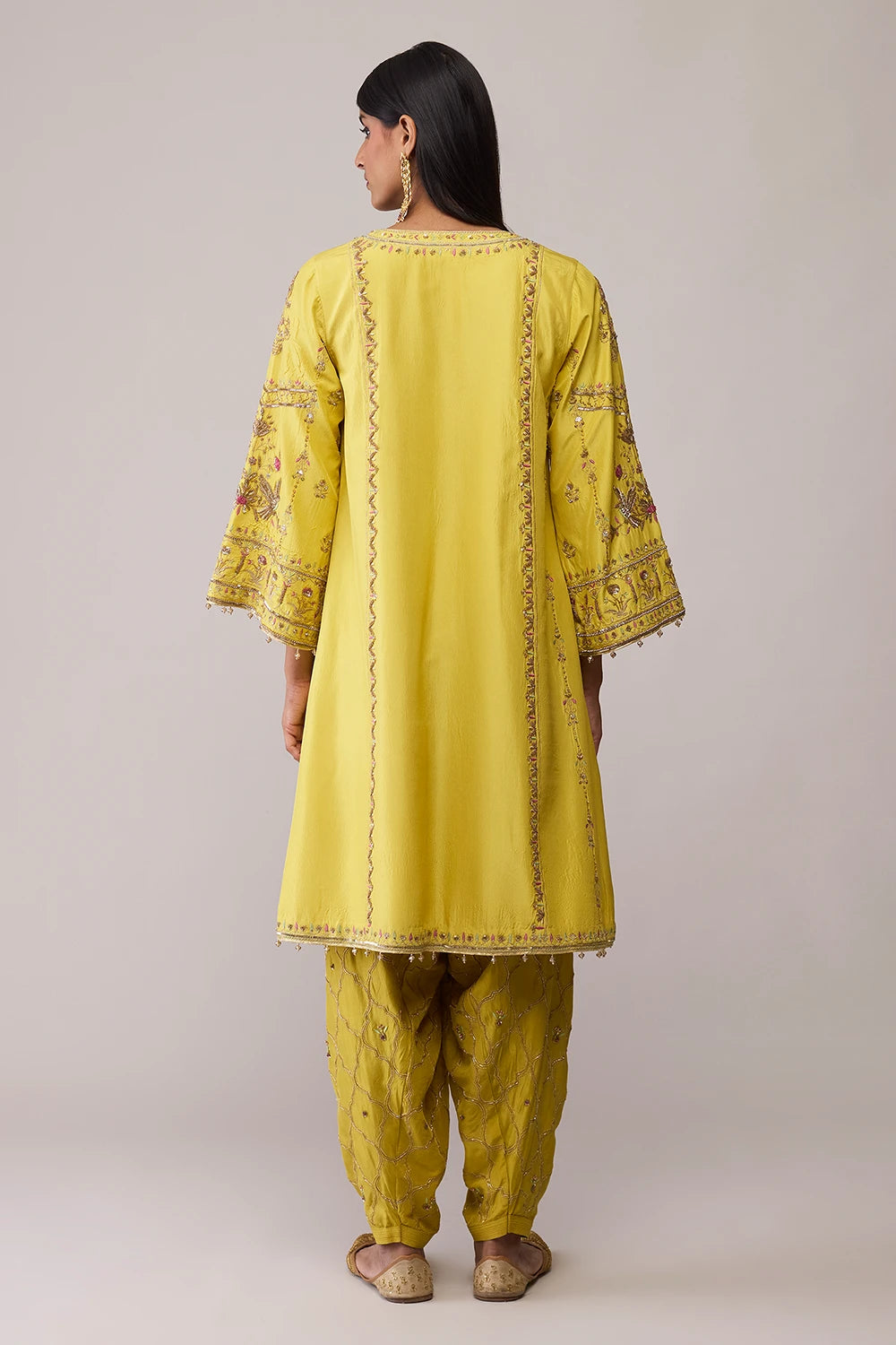 Yellow Amna Kurta Set