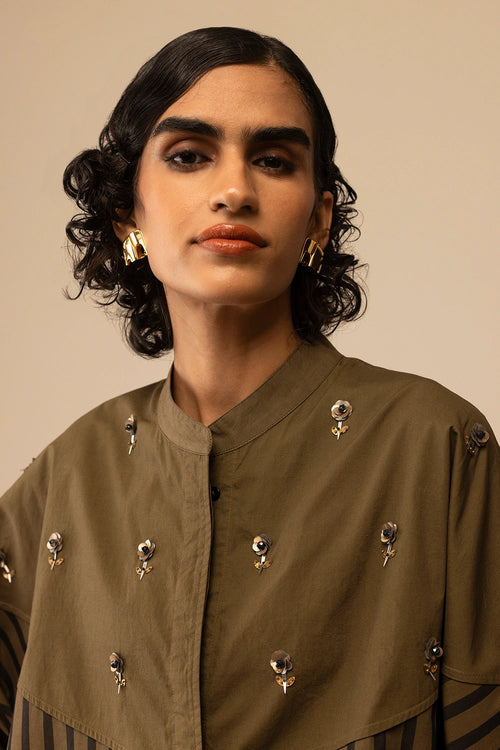 Emma Olive Shirt