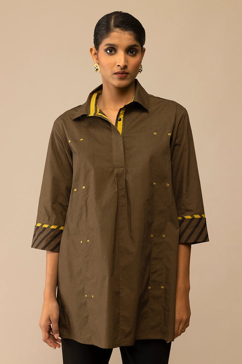 Neela Olive Tunic