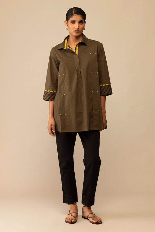 Neela Olive Co-ord Set