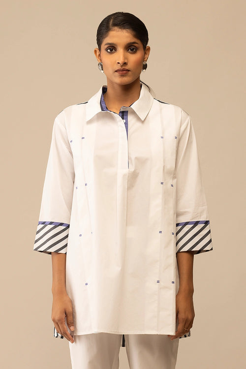 Neela White Tunic