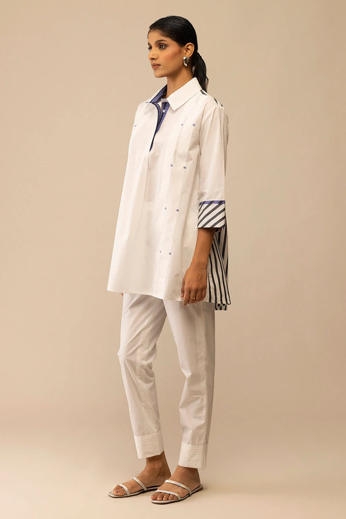 Neela White Co-ord Set
