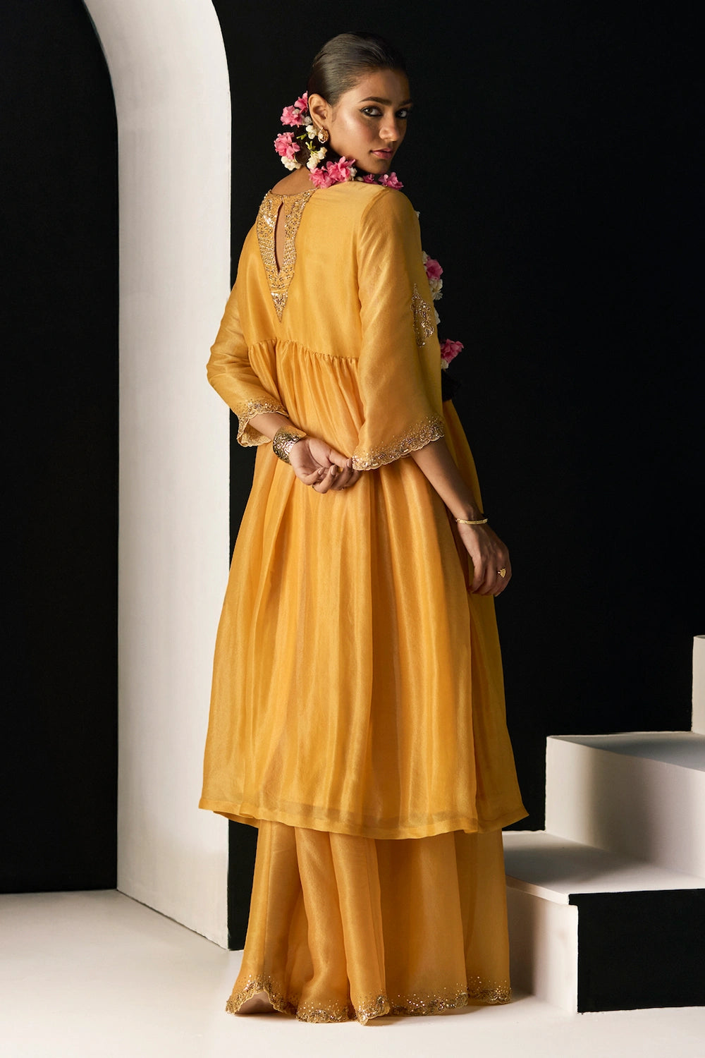 Yellow Rehmat Lehenga Set