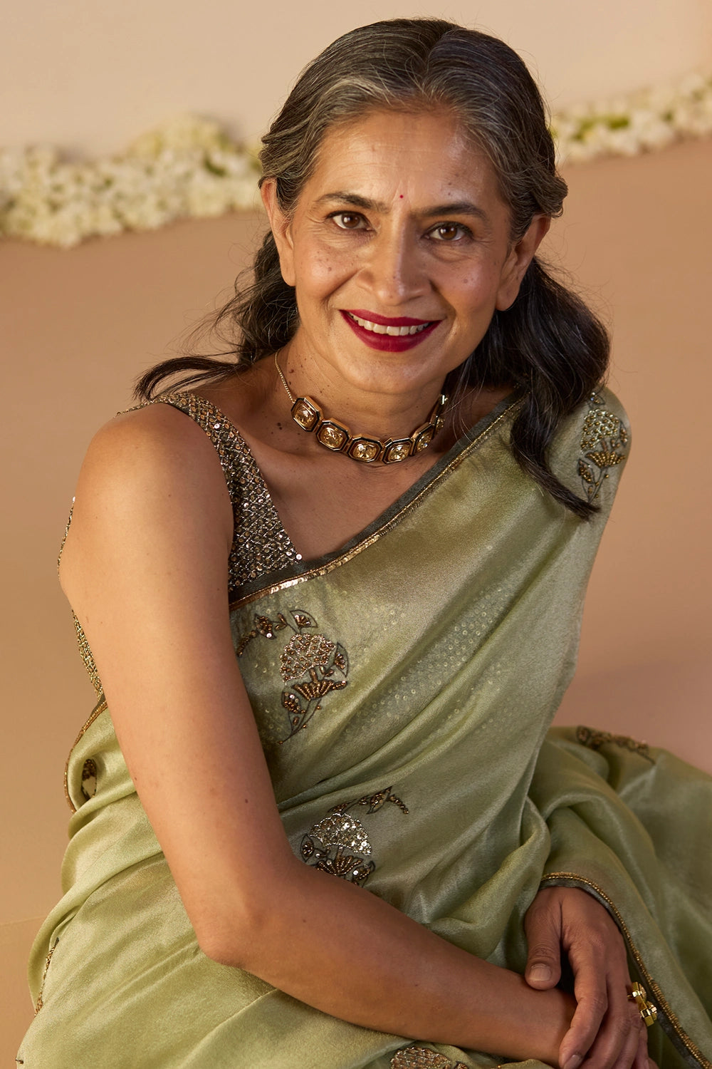Green Iqra Saree