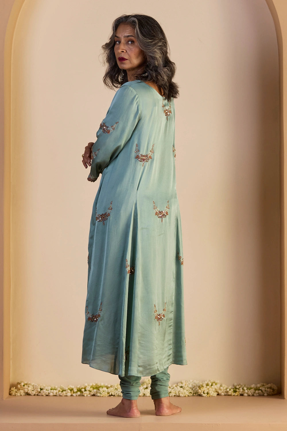 Blue Nazakat Suit